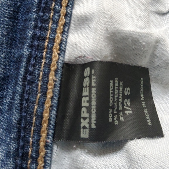 Express Precision Fit Jeans Size 1/2 S - Picture 3 of 5